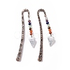 Mixed Gemstone Bookmark AJEW-C025-01-2