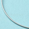 Anti-Tarnish Rhodium Plated 925 Sterling Silver Bangles BJEW-G681-01A-P-3