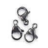 304 Stainless Steel Lobster Claw Clasps X-STAS-H353-D-02B-1