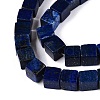 Natural Lapis Lazuli Dyed Beads Strands G-T139-8x8-44-3