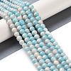 Baking Paint Glass Bead Strands GLAA-H031-01A-10-2