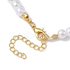 Glass Pearl Beads Necklaces NJEW-JN04726-6