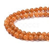 Glass Round Beads Strands X-GLAA-M044-01E-3