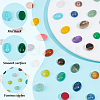 HOBBIESAY 40Pcs 20 Styles Mixed Gemstone Cabochons G-HY0001-54-4