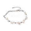 Natural Cultured Freshwater Pearl Bracelets BJEW-JB10387-1