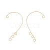 316 Stainless Steel Ear Cuff Findings X-STAS-H148-01G-2