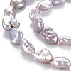 Natural Keshi Pearl Beads Strands PEAR-S020-T06-4