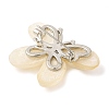 Butterfly Natural White Shell Brooches JEWB-E031-05P-2
