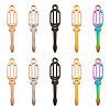 Biyun 10Pcs 5 Colors 304 Stainless Steel Pendants FIND-BY0001-02-1