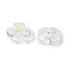 Baking Paint Glass Bead Caps GLAA-S202-04-3