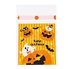 50Pcs Rectangle Halloween Candy Plastic Bags ABAG-U001-01E-2