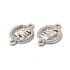 Alloy Crystal Rhinestone Connector Charms ALRI-M019-01P-2