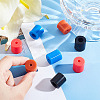 Olycraft 16Pcs 4 Colors Silicone Shock Absorber FIND-OC0002-12-3