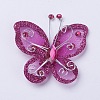 Polyester Butterfly Decoration DIY-WH0018-03H-1