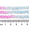 Transparent Glass Bead Strands GLAA-H023-03K-5