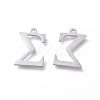 304 Stainless Steel Charms STAS-K215-21P-2