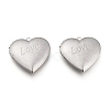 Non-Tarnish Valentine's Day 304 Stainless Steel Locket Pendants STAS-K192-17P-1