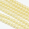 Eco-Friendly Dyed Glass Pearl Round Bead Strands X-HY-A002-10mm-RB012-1