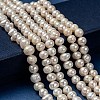 Grade A Natural Cultured Freshwater Pearl Beads Strands SPPA004Y-1-4