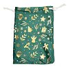 Gold Stamping Christmas Velvet Storage Bags ABAG-Q053-01B-03D-1