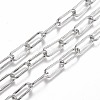 Tarnish Resistant 304 Stainless Steel Paperclip Chains CHS-A006-01P-1