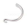 Non-Tarnish 304 Stainless Steel Hook and S-Hook Clasps STAS-U006-01A-P-2