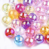 Transparent Plastic Beads X-OACR-S026-10mm-M-1