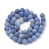 Natural Blue Aventurine Beads Strands G-T106-208-3