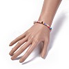 Handmade Polymer Clay Heishi Beads Stretch Bracelets BJEW-JB04328-4