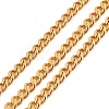 Vacuum Plating 304 Stainless Steel Cuban Link Chains CHS-K016-03B-G-1