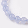 Natural Blue Lace Agate Stretch Bracelets BJEW-S138-01D-3