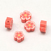 Handmade Polymer Clay Flower Plum Blossom Beads CLAY-Q213-12mm-M-2