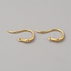 Brass Earring Hooks KK-WH0001-19G-3