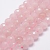 Natural Rose Quartz Beads Strands X-G-D840-21-8mm-1