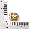 Rack Plating Brass Pave Cubic Zirconia Box Clasps KK-E084-06G-3
