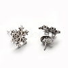 304 Stainless Steel Ear Studs EJEW-P045-01-2