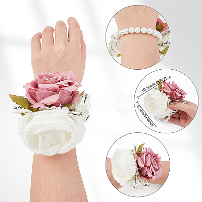 CRASPIRE 2Pcs Silk Wrist AJEW-CP0004-67-1