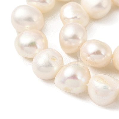 Natural Cultured Freshwater Pearl Beads Strands PEAR-A006-11B-1