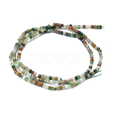 Natural Indian Agate Beads Strands G-G106-A36-01-1