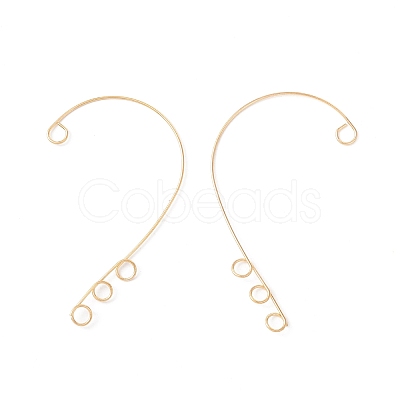 316 Stainless Steel Ear Cuff Findings X-STAS-H148-01G-1