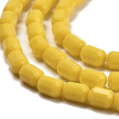 Opaque Glass Beads Strands GLAA-G112-04O-1