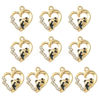 Alloy Enamel Pendants FIND-YW0002-15-1