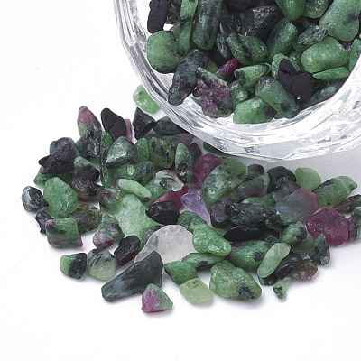 Natural Ruby in Zoisite Gemstone Beads G-R364-16-1