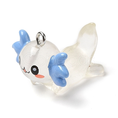 Cute Transparent Resin Pendants RESI-L038-11P-05-1