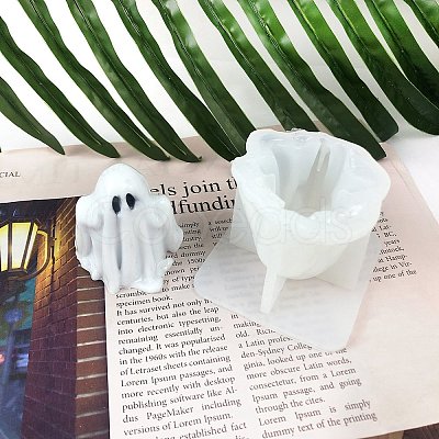 3D Halloween Ghost Figurine DIY Statue Silicone Molds SIMO-C004-02-1