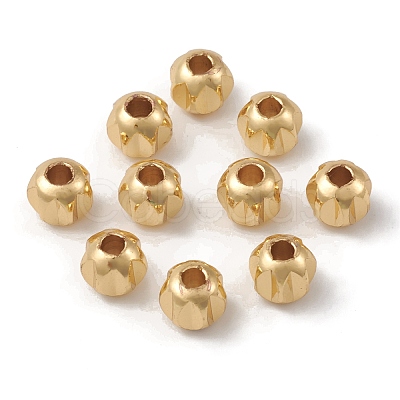 Rack Plating Brass Beads KK-G452-40G-1