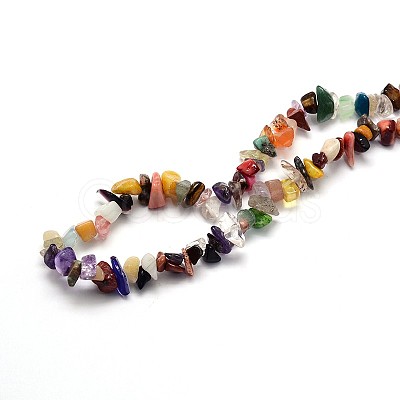 Mixed Stone Beads Strands X-G-O049-C-13-1