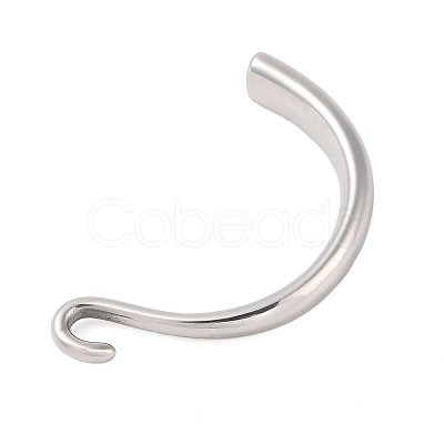 Non-Tarnish 304 Stainless Steel Hook and S-Hook Clasps STAS-U006-01A-P-1