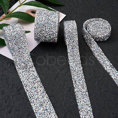 Glitter Resin Hotfix Rhinestone(Hot Melt Adhesive On The Back) OCOR-TA0001-13-1