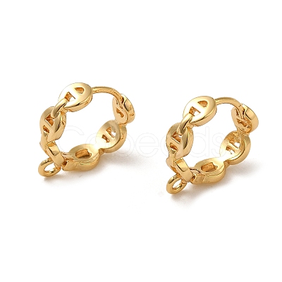 Brass Earring Findings KK-O100-02D-G-1